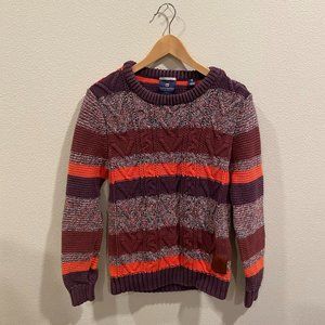 Scotch & Soda Chunky Multi Colored Knit Sweater Womens US Large (Fits like a M)